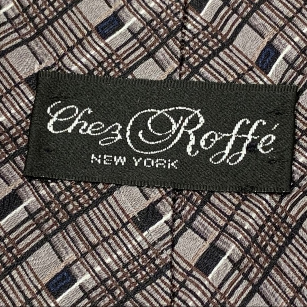 Chez Roffe 100% Silk Tie‎ - Picture 4 of 5